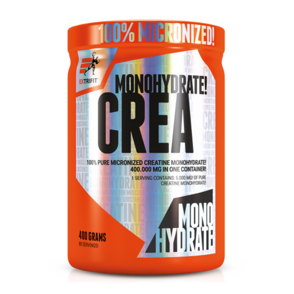 Extrifit Creatine MONOHIDRATE 100%, 400 g. (Kreatino monohidratas)