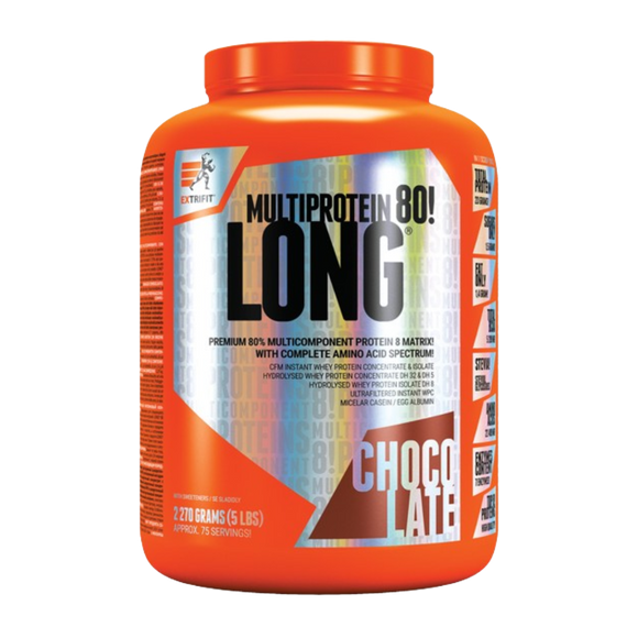 Extrifit LONG® 80 - MULTIPROTEIN 2270 g (Baltyminis kokteilis)