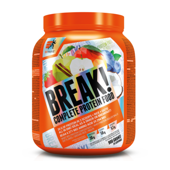 Extrifit Protein Break 900 g. (Baltyminė kosė)