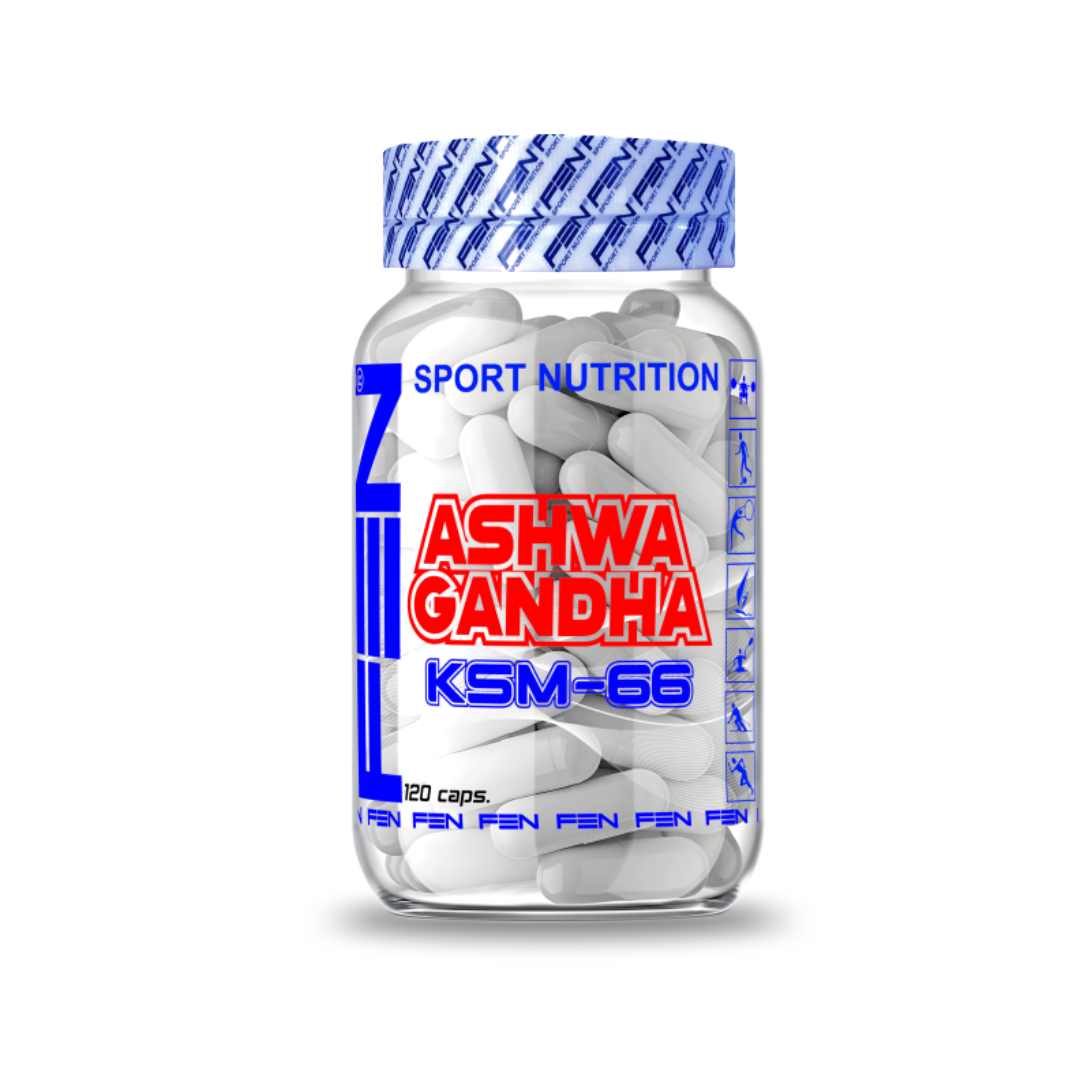 FEN ASHWAGANDHA KSM-66 120 kaps - ašvaganda - FEN sport nutrition