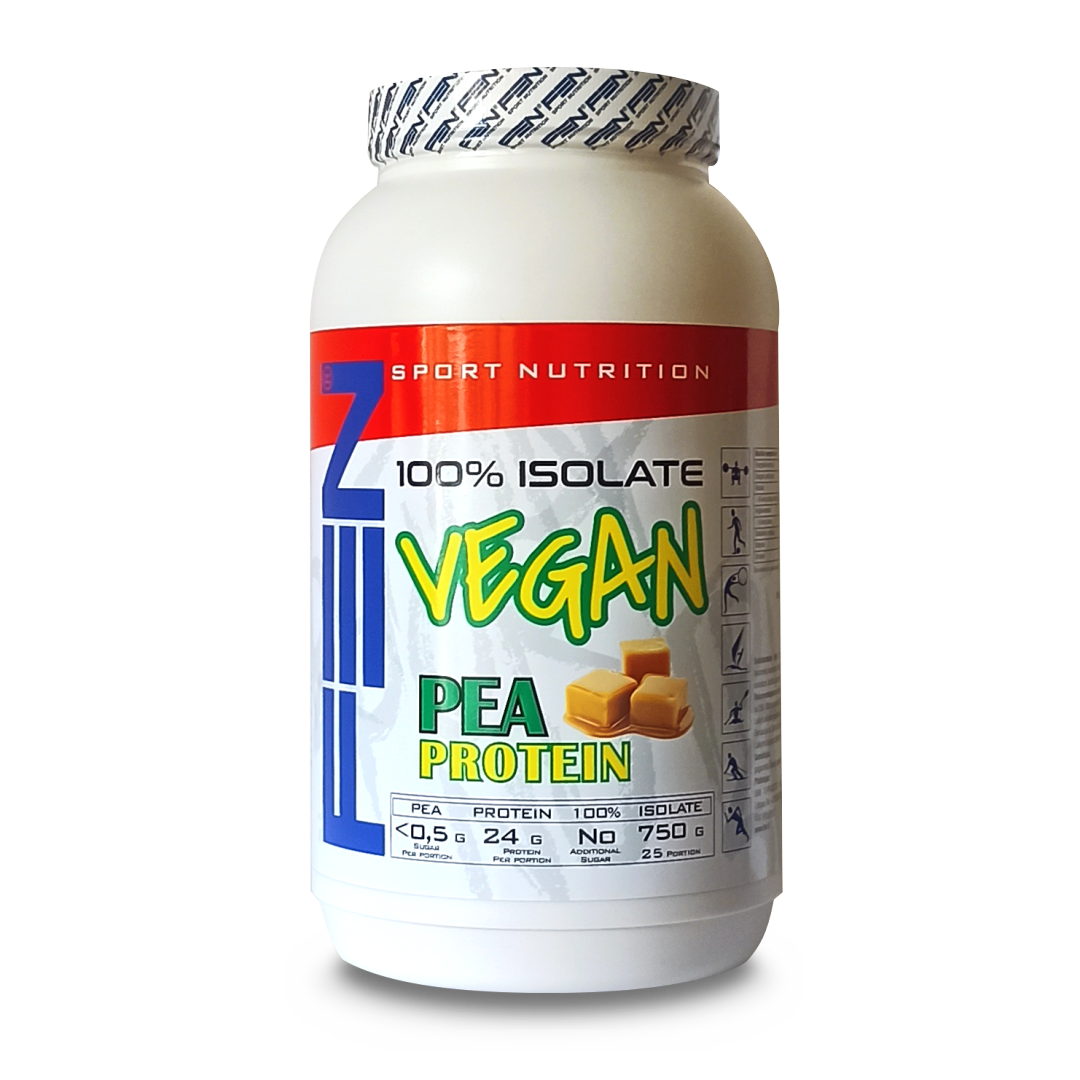 FEN Vegan 100% PEA Isolate 750 g (Veganiškas žirnių baltymų izoliato kokteilis) - FEN sport nutrition