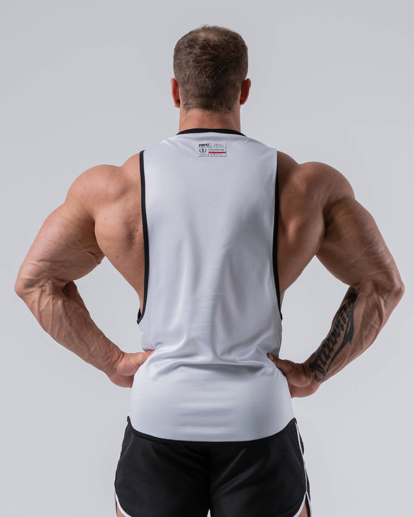 MNX Tank top Golden Era White - FEN sport nutrition