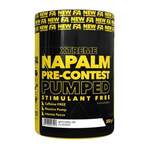 NAPALM Pre-contest pumped stimulant free 350 g (Pre-workout be kofeino)