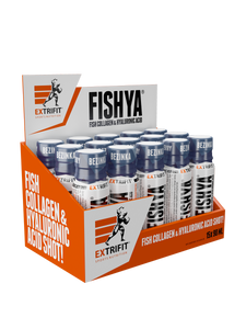 Extrifit SHOT FISHYA® Hialurono rūgštis + jūrinis kolagenas 15 vnt po 90 ml