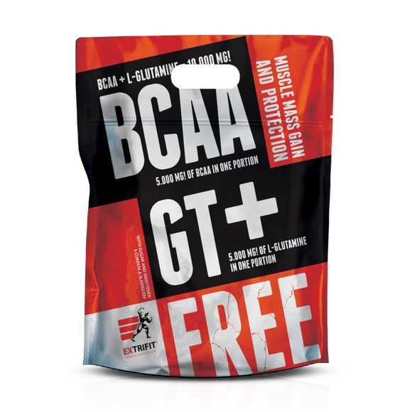 Extrifit BCAA GT+ (25 de pachete de 80 g) (BCAA cu L-glutamină)