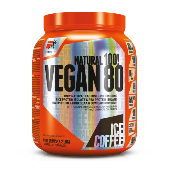 Extrifit VEGAN 80 1 000 g (vegánsky proteínový kokteil)