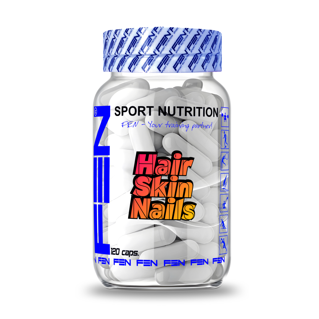 FEN Hair, nails, skin (papildas plaukams, nagams, odai) 120 kaps. - FEN sport nutrition