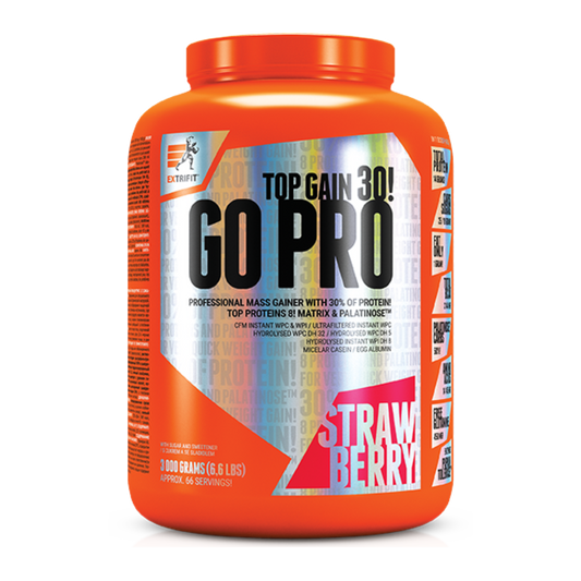Extrifit GO PRO 30 3000 g Kokteilis masės auginimui